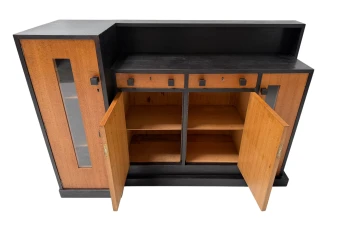 Oak Modernist Art Deco Sideboard or Credenza by Cor Alons, 1927